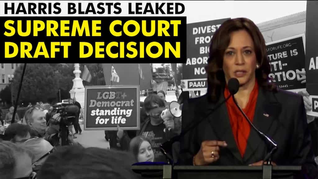 US Vice President Kamala Harris on Supreme Court draft decision on Abortion rights: How dare they!