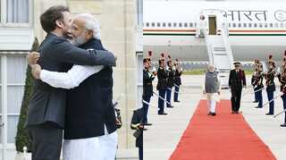 Indian PM Modi, French President Macron hold talks, call for end to Russia-Ukraine war