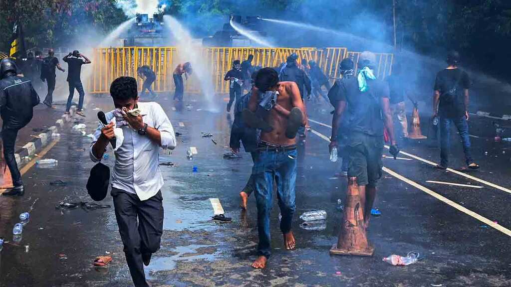 Sri Lanka Economic Crisis: Protestors in Sri Lanka demand President's resignation