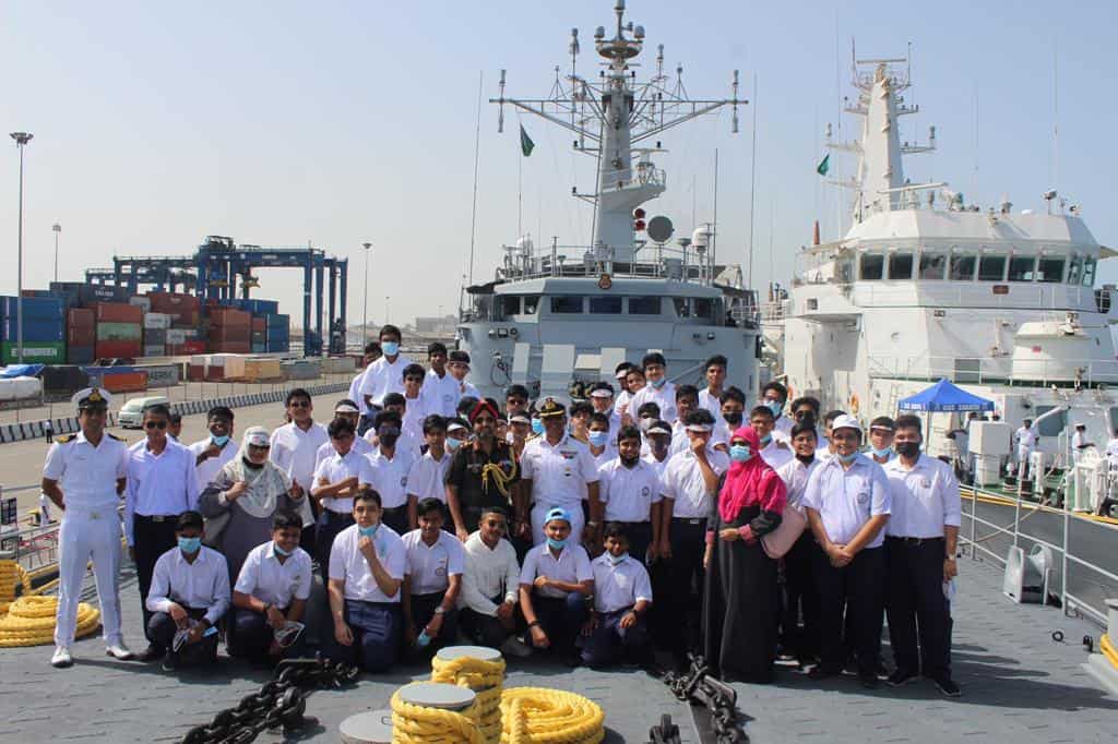 Indian Navy, Coast Guard ships from First Training Squadron visit Saudi Arabia on overseas deployment Indian Navy, Coast Guard ships from First Training Squadron visit Saudi Arabia on overseas deployment