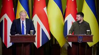 UK accuses Russia of threatening peace and security across Europe; pledges aid to Ukraine