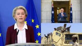 Morning news brief: EU chief criticises Russia, voting begins in Australia, and more