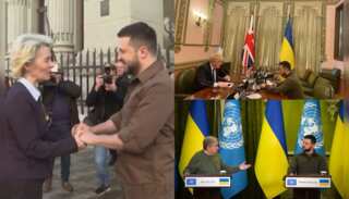 In Pics: Is it war tourism? World leaders throng Ukraine to show support