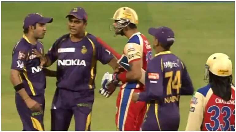 THROWBACK: When Virat Kohli, Gautam Gambhir got involved in an ugly altercation in IPL 2013