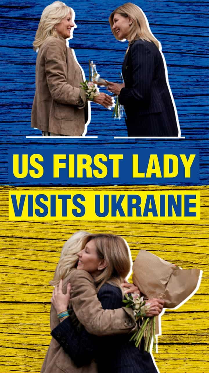 US First Lady Jill Biden’s surprise Ukraine visit, meets Ukraine First Lady
