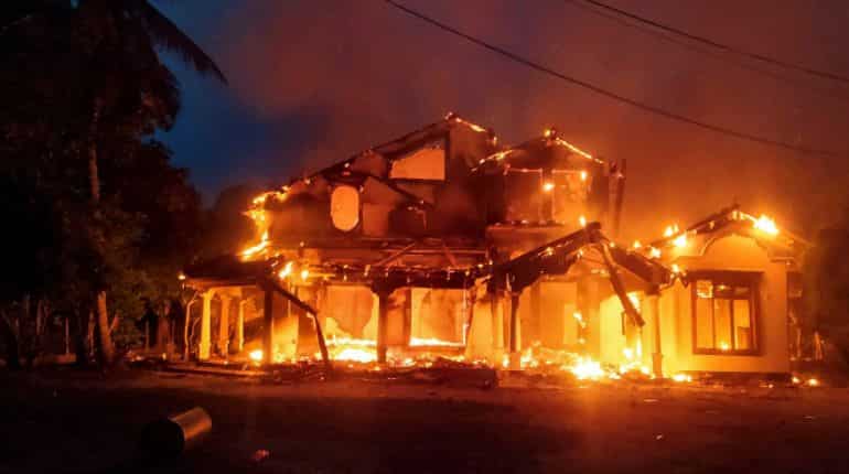 Pro-Rajapaksa politicians targeted