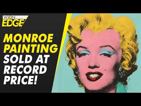 This Marilyn Monroe painting by Andy Warhol was sold for record price!