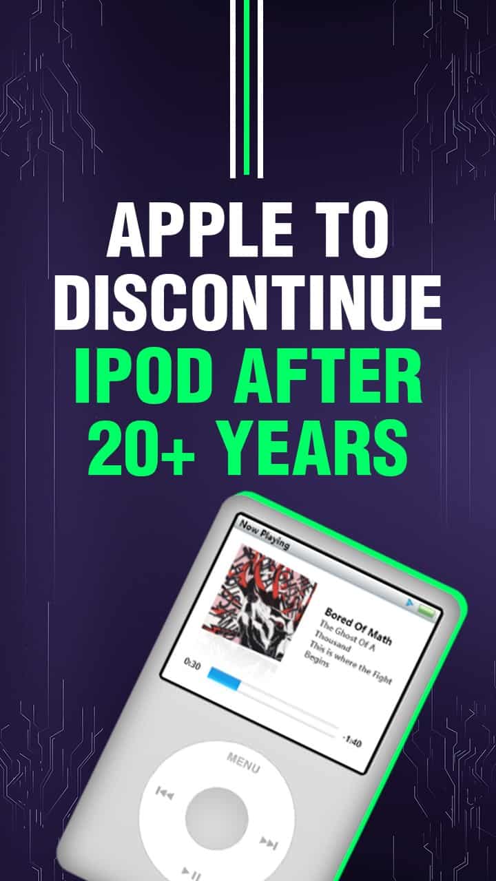 Apple to discontinue iPod after 21 years