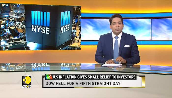 Nasdaq falls more than 3% as US inflation gives small relief to investors