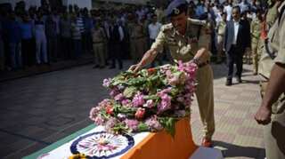 Terrorists shot dead J&K Police constable, rich floral tribute paid during wreathlaying ceremony