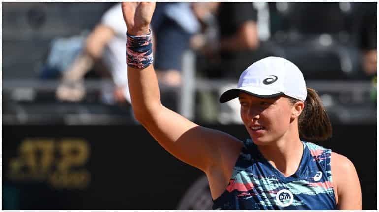 Iga Swiatek gets past Bianca Andreescu in Rome to bag 26th consecutive win