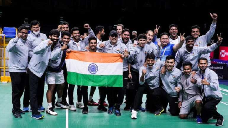 Thomas Cup: 'Entire nation is elated' - PM Narendra Modi, Virat Kohli & others hail India's historic win Thomas Cup: 'Entire nation is elated' - PM Narendra Modi, Virat Kohli & others hail India's historic win