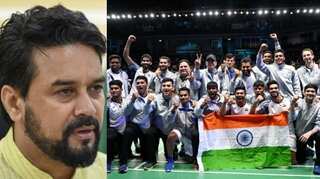 Thomas Cup: Indian sports ministry announces INR 10 million reward for Indian men's badminton team