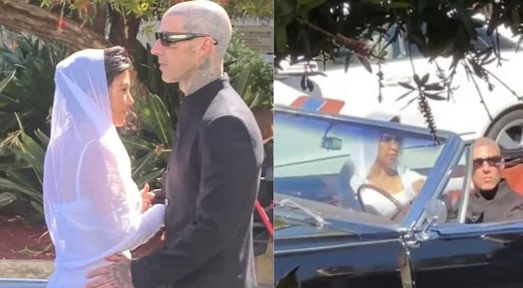 Kourtney Kardashian and Travis Barker get married legally in Santa Barbara
