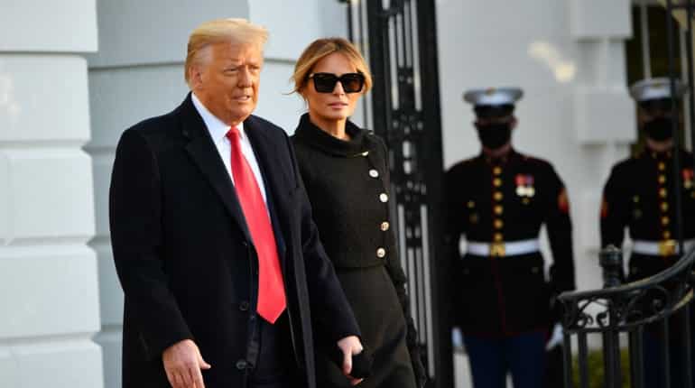 'Never say never', says Melania Trump when asked if she wants to be US first lady again