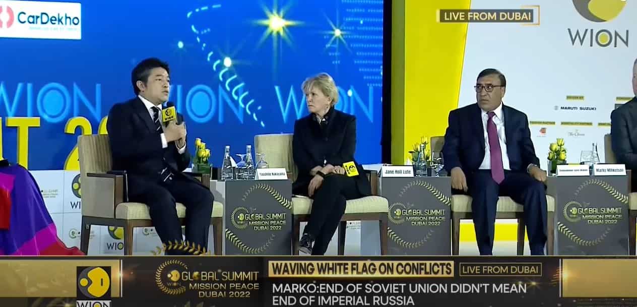 WION Global Summit 2022: Experts stress need to invest in peace instead of war WION Global Summit 2022: Experts stress need to invest in peace instead of war