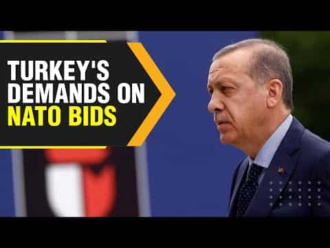 Why did Turkey set demands on Finland & Sweden joining NATO?