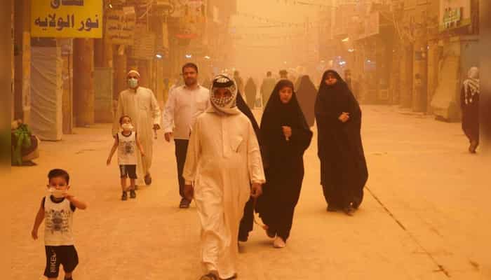 Iraq: Residents struggle to breathe as sandstorm hits Baghdad