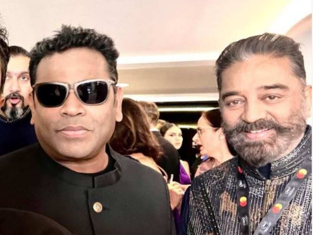 Cannes 2022: AR Rahman shares happy snap featuring Kamal Haasan at the red carpet