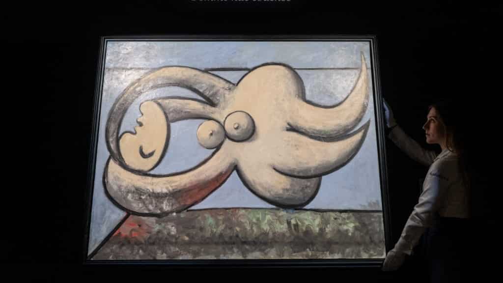 Pablo Picasso's painting 'Femme nue couchée' fetches $67.5 million at New York auction