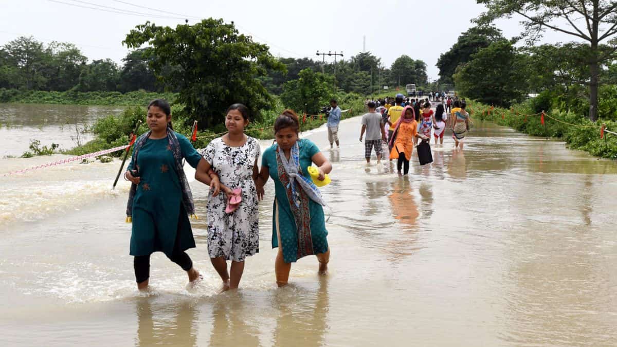 Thousands of people fled their homes