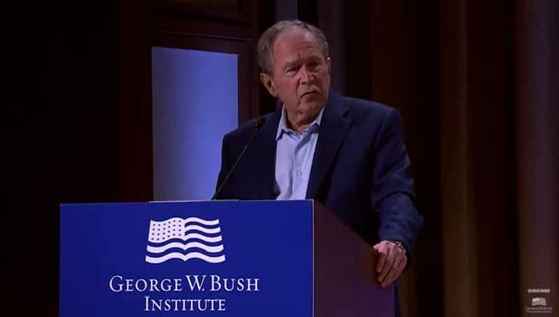 Watch: Ex-US prez George Bush condemns Iraq invasion instead of Ukrainian war in major gaffe Watch: Ex-US prez George Bush condemns Iraq invasion instead of Ukrainian war in major gaffe