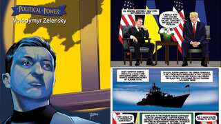 Volodymyr Zelensky, Ukraine's comedian turned war-time President is now a comic book hero