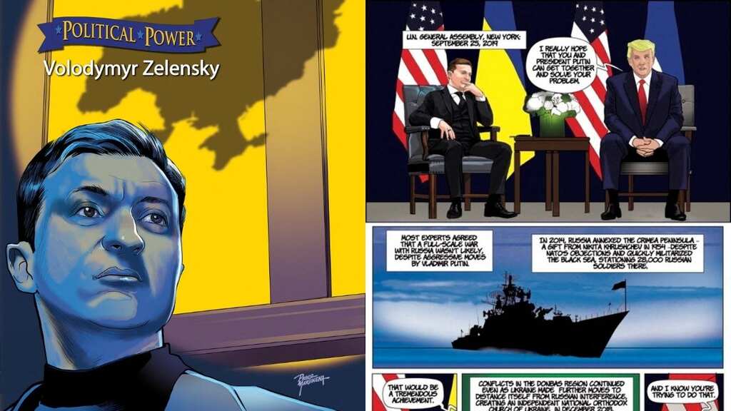 Volodymyr Zelensky, Ukraine's comedian turned war-time President is now a comic book hero