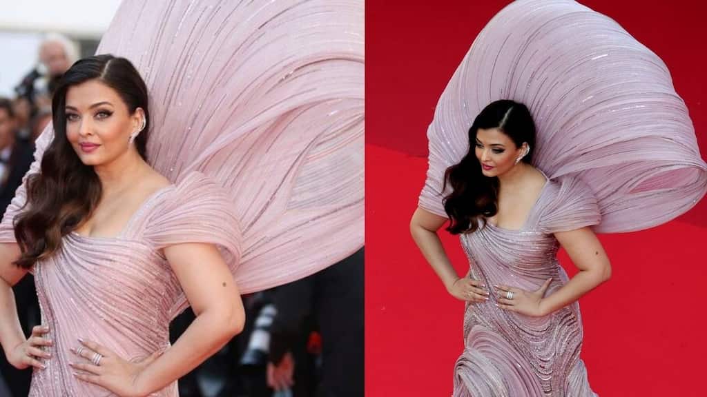 Cannes 2022 Day 3: Aishwarya Rai Bachchan looks majestic in shiny pink gown