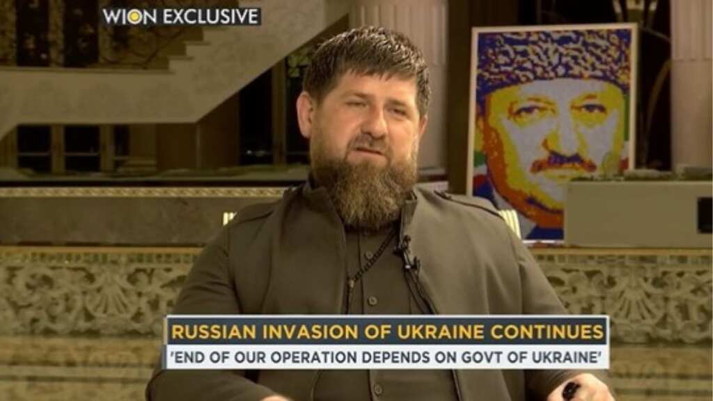 In exclusive interview to WION, Chechen leader says Russian operation’s end depends on Ukrainian govt