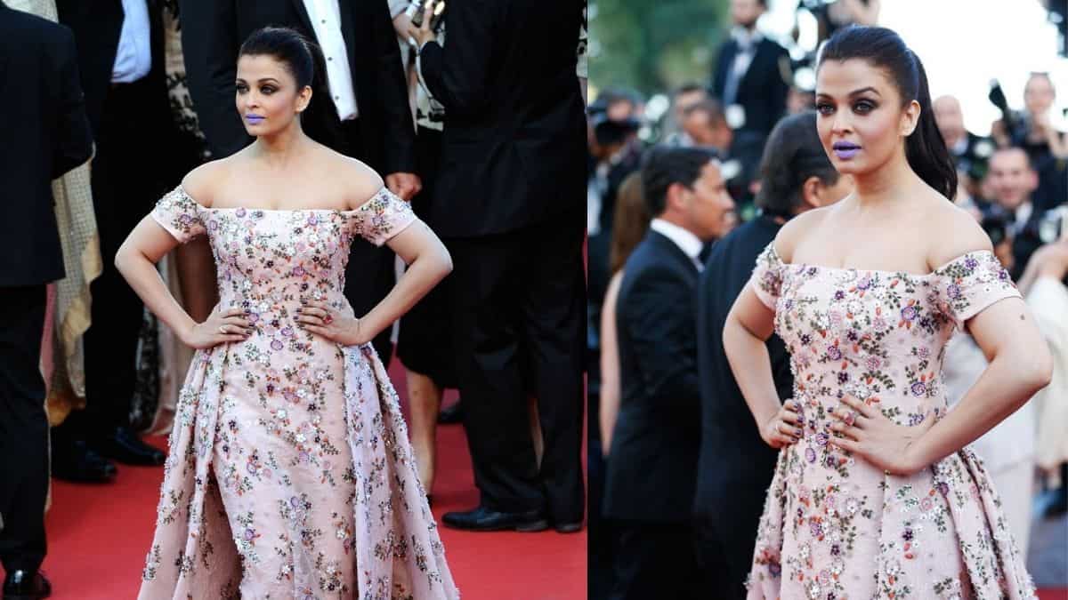 Her purple lipstick, remember?