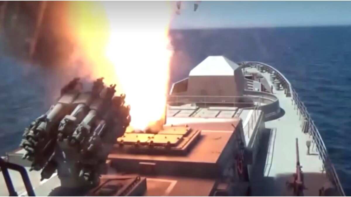 Russian defence ministry says destroyed Western weapons sent to Ukraine using Kalibr cruise missiles Russian defence ministry says destroyed Western weapons sent to Ukraine using Kalibr cruise missiles