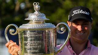 Justin Thomas stages major fightback to win PGA Championship in playoff