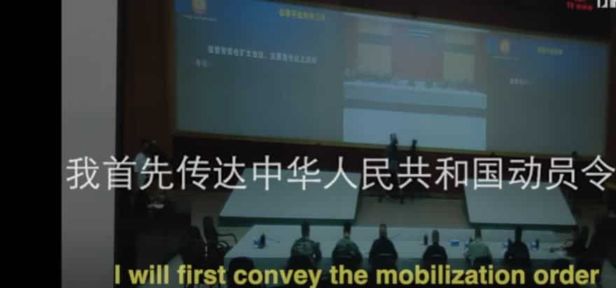 Watch: Leaked video shows Chinese commanders discussing Taiwan invasion plan