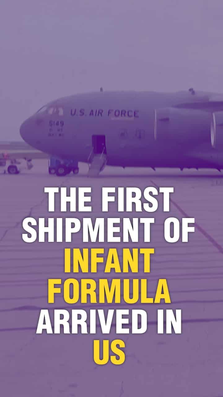 Amid critical shortage in US, tonnes of 'life-savers' baby formula brought in by military Amid critical shortage in US, tonnes of 'life-savers' baby formula brought in by military