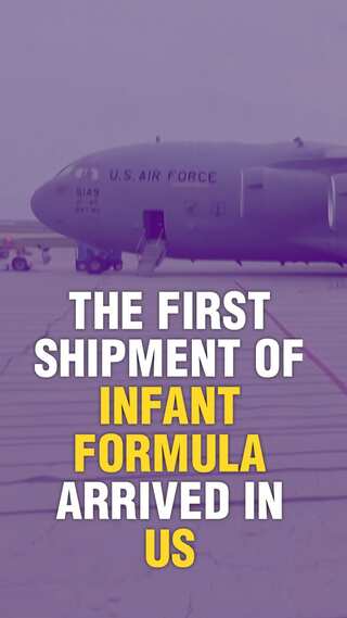Amid critical shortage in US, tonnes of 'life-savers' baby formula brought in by military