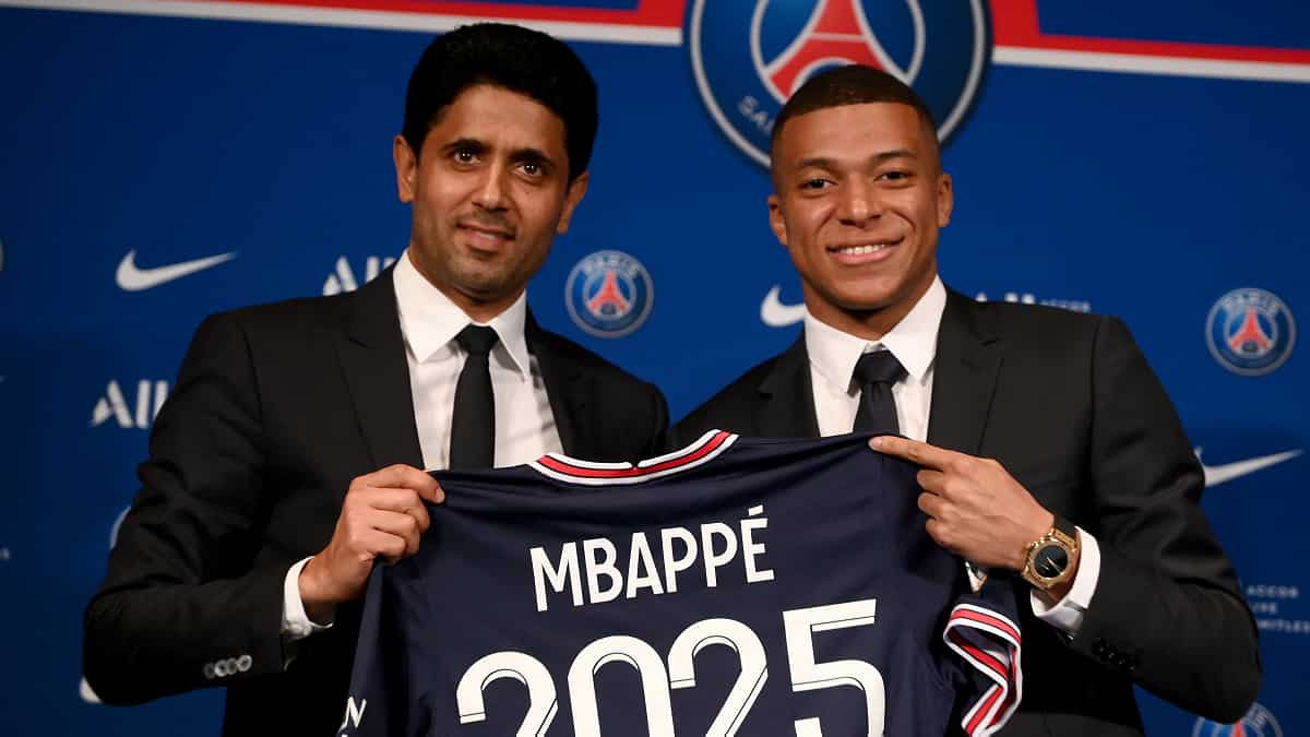 PSG's Nasser Al-Khelaifi responds to La Liga president's 'insult to football' remark on Kylian Mbappe deal PSG's Nasser Al-Khelaifi responds to La Liga president's 'insult to football' remark on Kylian Mbappe deal