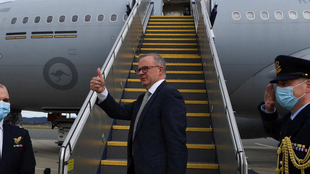 Australia's new PM takes off to Tokyo to attend Quad Summit 2022