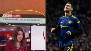BBC issues on-air apology after 'Manchester United are rubbish' ticker message