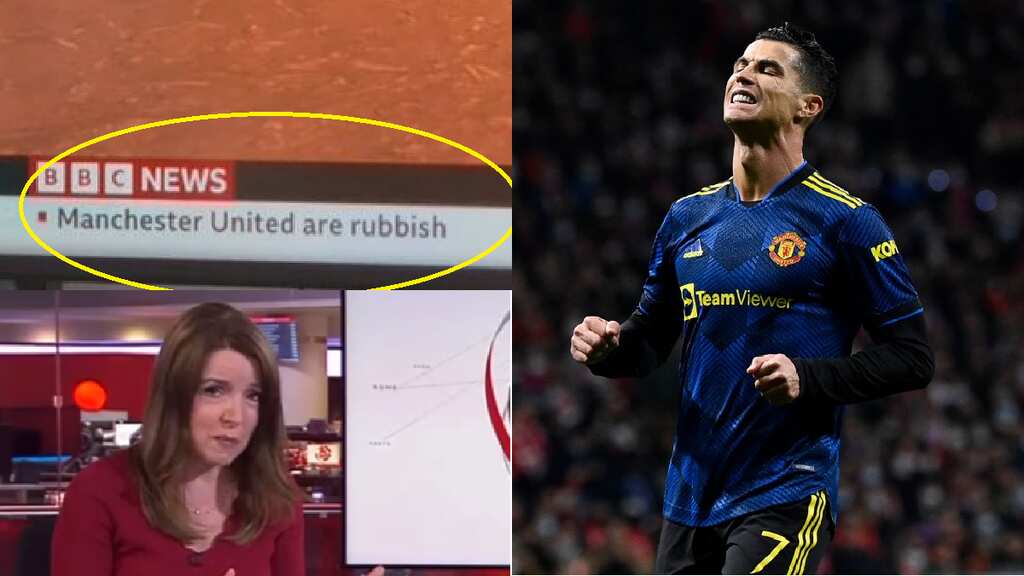 BBC issues on-air apology after 'Manchester United are rubbish' ticker message