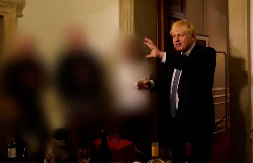November 13 2020: A gathering in No:10 Downing Street on the departure of special adviser