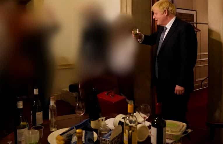 November 13 2020: A gathering in No:10 Downing Street on the departure of special adviser