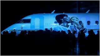 Argentine great Diego Maradona's tribute plane unveiled, set to fly for 2022 Qatar World Cup