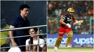 RCB vs LSG: UNMISSABLE! How Sourav Ganguly reacted to Virat Kohli's glorious flick shot - WATCH