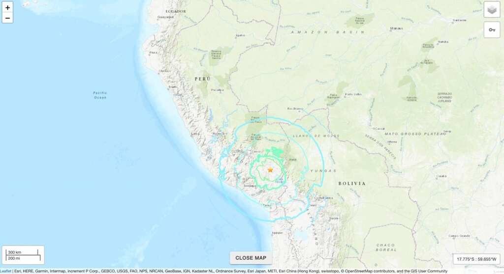 Powerful 7.2-magnitude earthquake shakes southern Peru