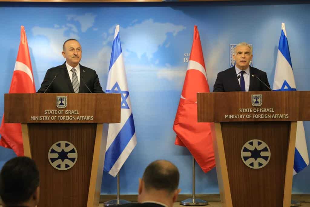 Turkish FM Mevlut Cavusoglu visits Israel to bury differences