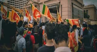 Sri Lankan demonstrators mark 50th day of Galle Face protests