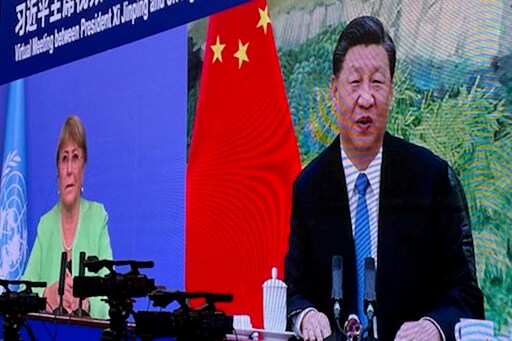Meetings in Xinjiang 'unsupervised', China visit 'not an investigation': UN rights chief