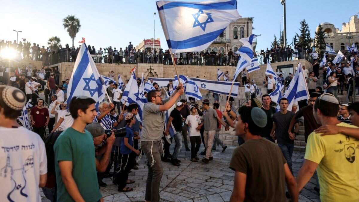 Jerusalem on edge before contentious Israeli flag march Jerusalem on edge before contentious Israeli flag march