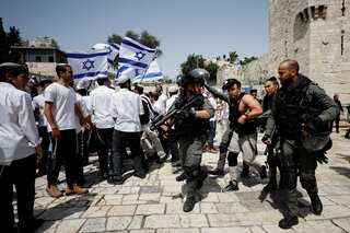 Violence erupts at Al Aqsa mosque; Jerusalem on high alert ahead of Israeli flag march